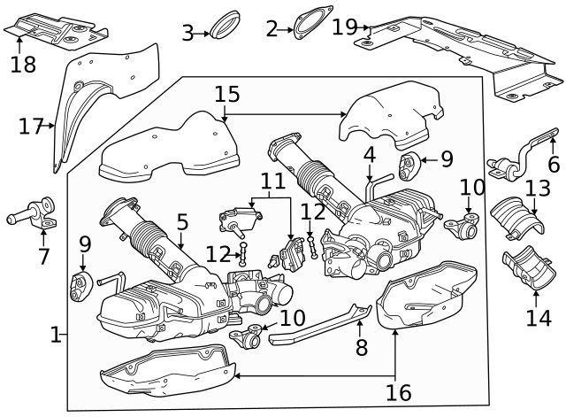 Genuine GM Exhaust System Hanger 86820087