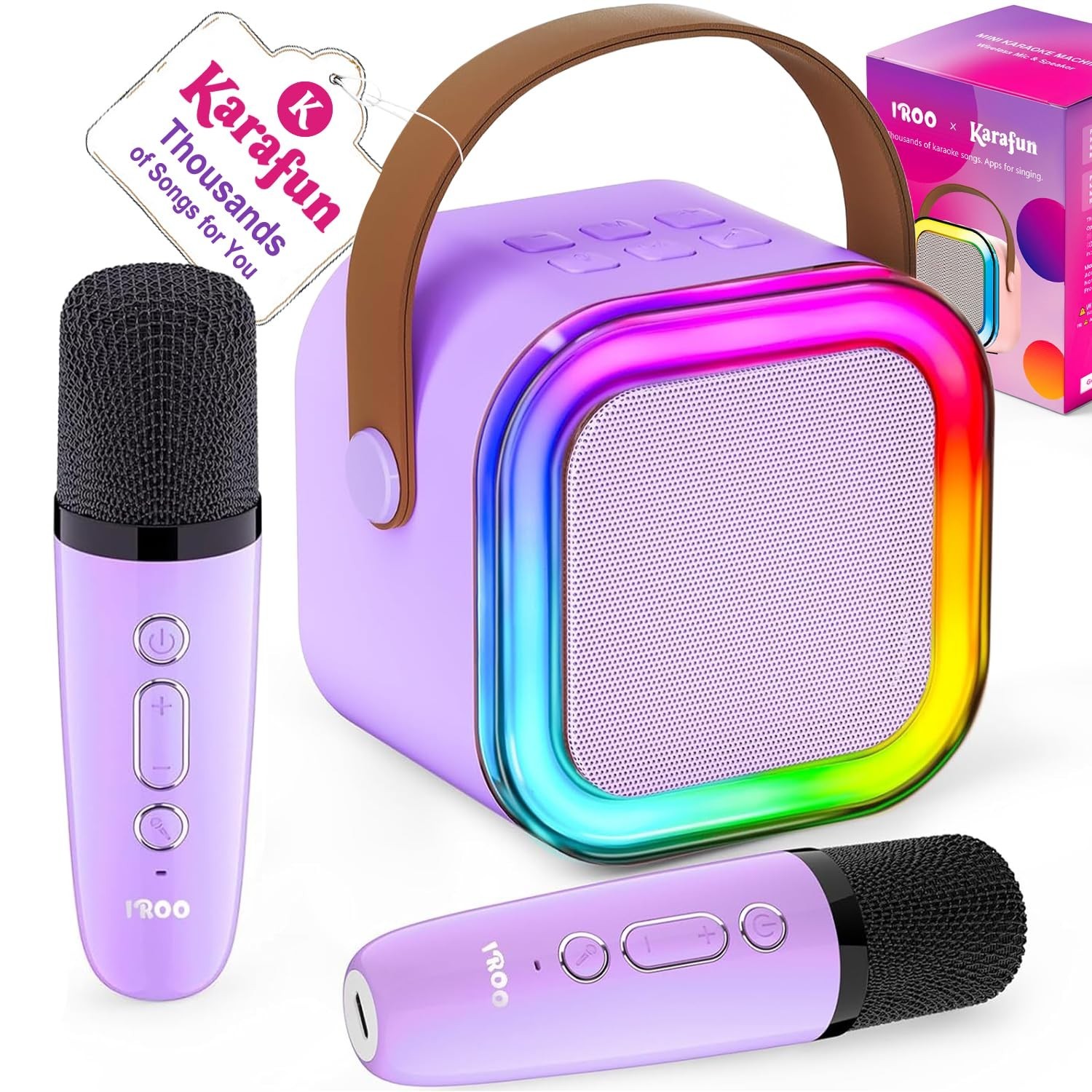 Mini Karaoke Machine for Kids, 2026 TOP Toys Birthday Gifts Ideas for Girls Ages