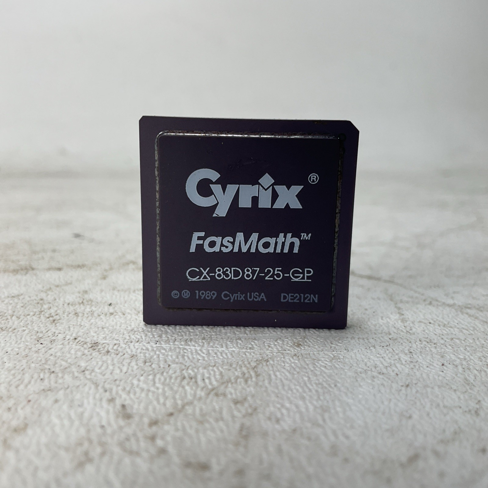 CYRIX CX‑83D87‑40‑GP FasMath FPU Coprocessor Vintage Computing