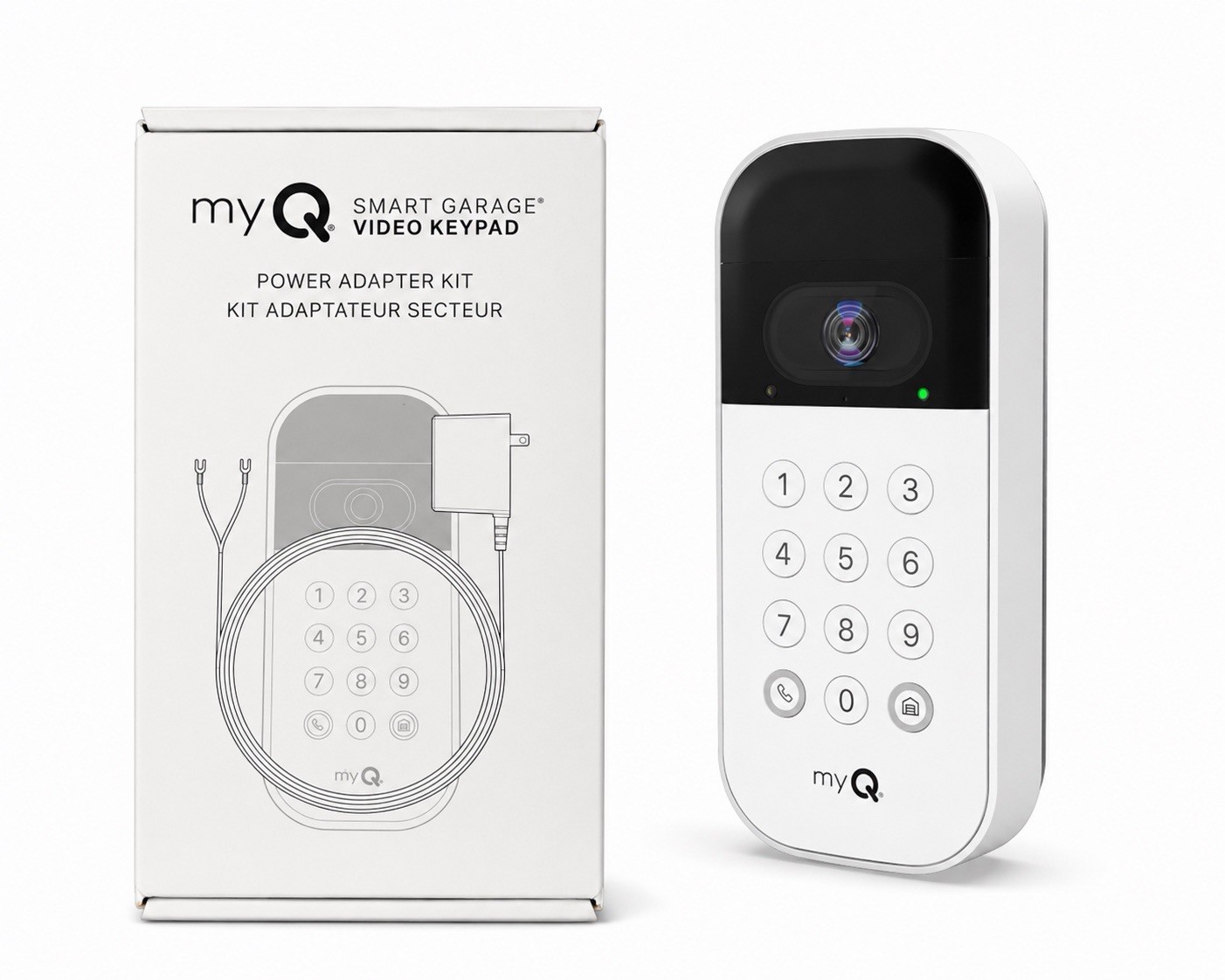 myQ Smart Garage Video Keypad Power Adapter Kit OEM New