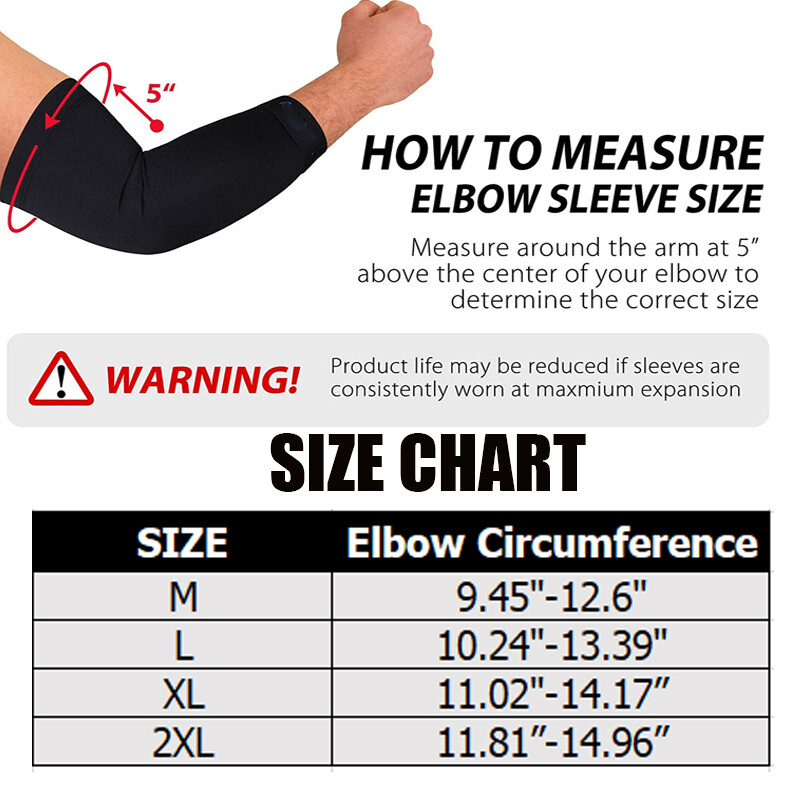 Hot Elbow Support Brace Compression Sleeve Copper Joint Arthritis Arm Sports
