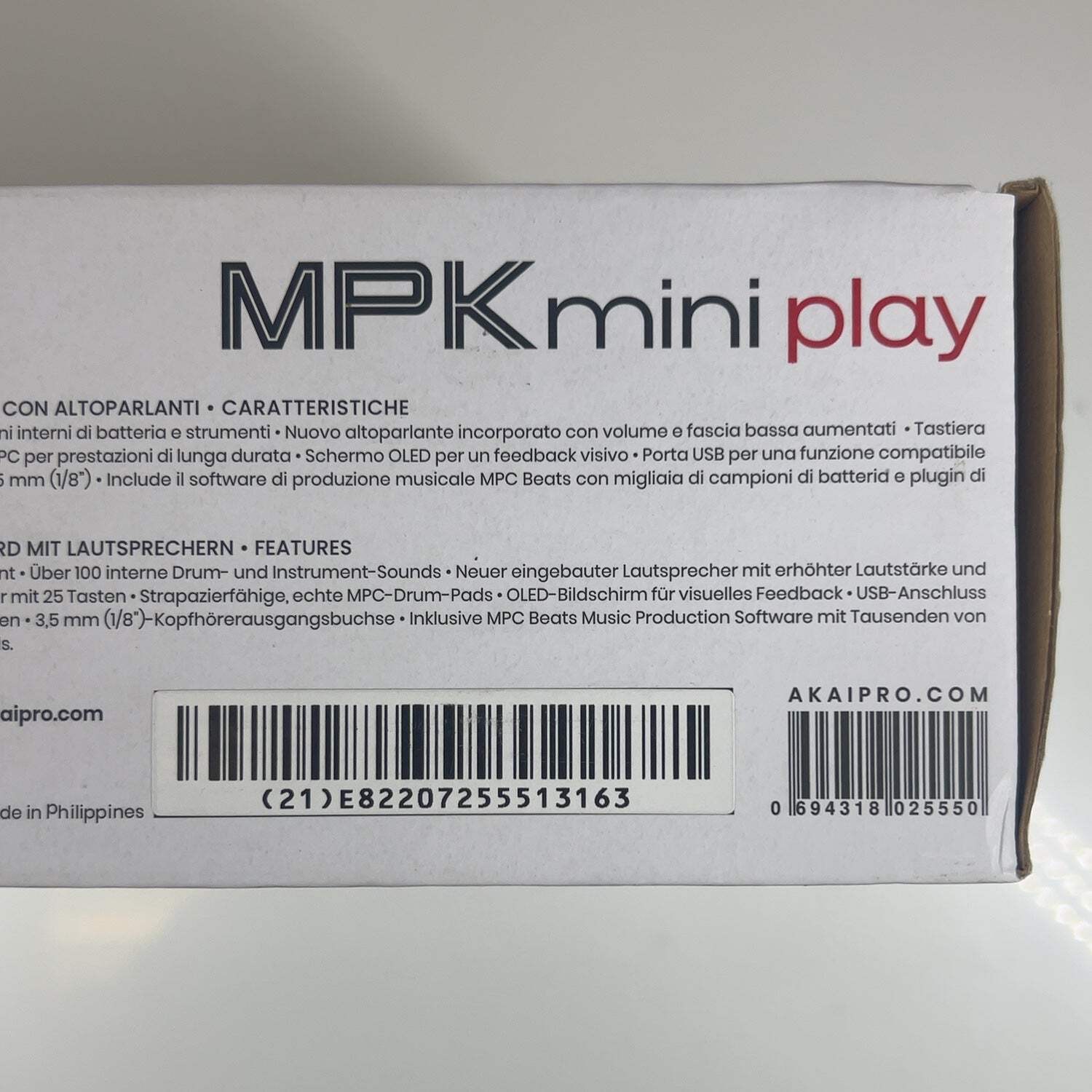 New Akai Professional MPK Mini Play Mini Controller Keyboard AK3