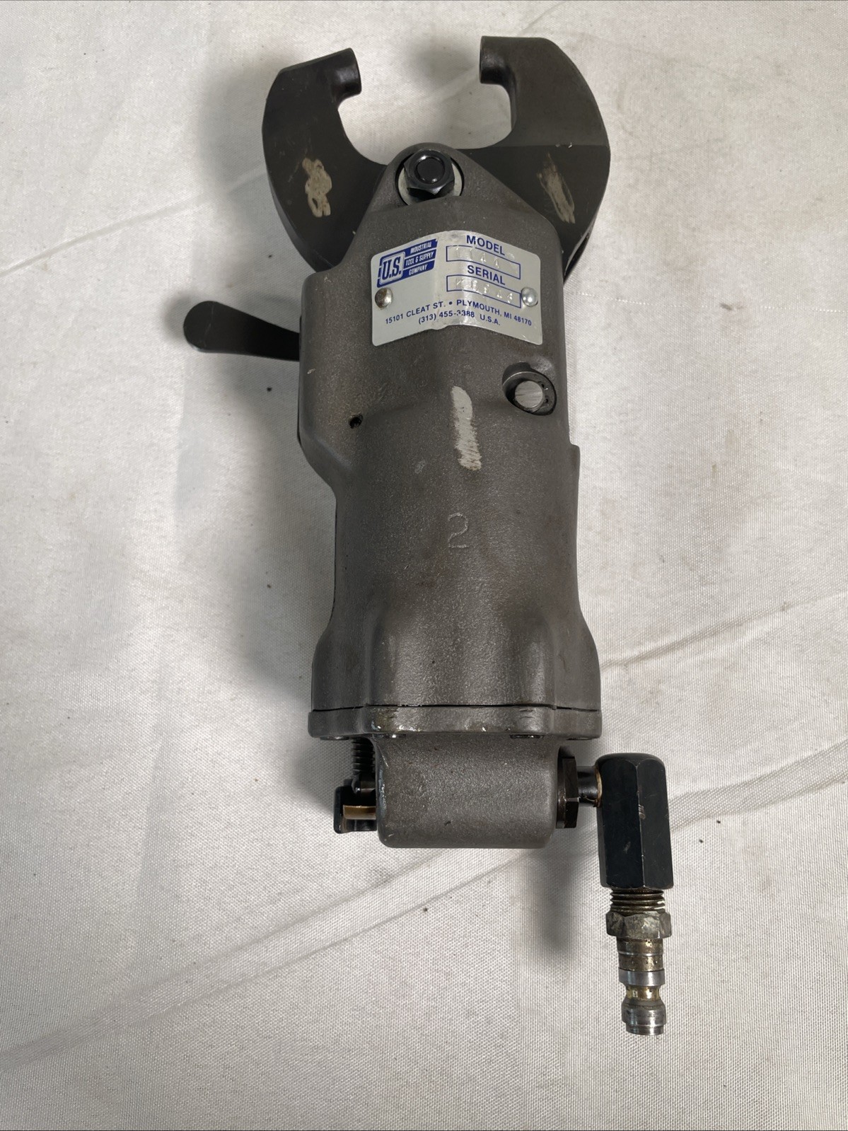 U.S. Industrial Tool and Supply Company Pneumatic Rivet Squeezer Model 114A