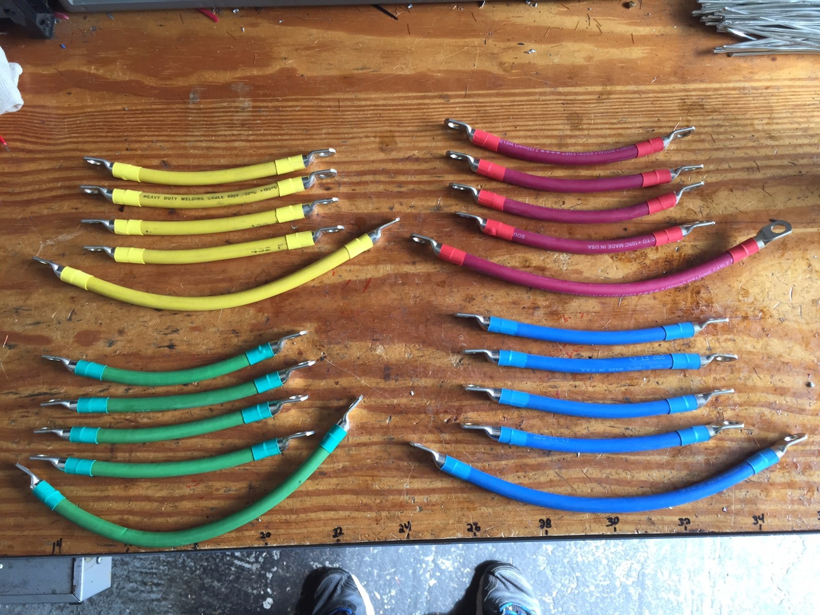 EZGO TXT Series or PDS 36V 2 Gauge #2 Welding Wire Battery Cable HD COLORS!