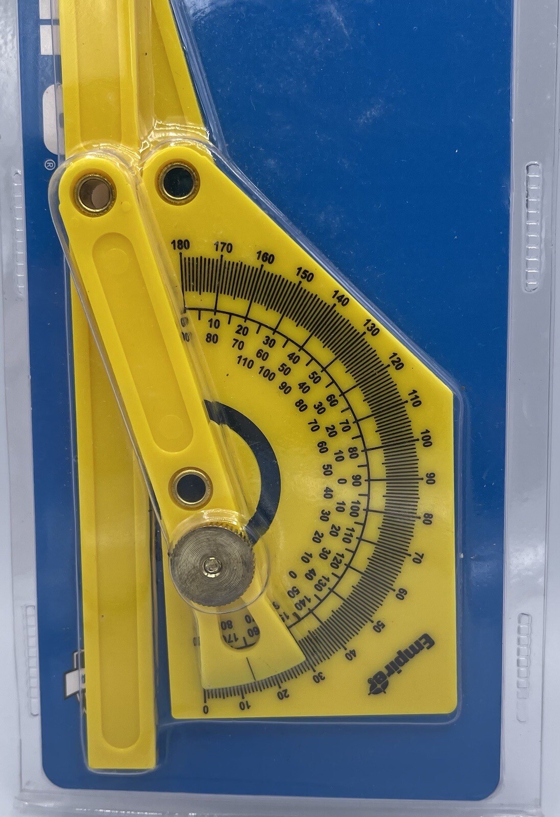 Empire Level 2791 Polycast Hi-Visibility Lightweight Protractor/Angle Finder NIP