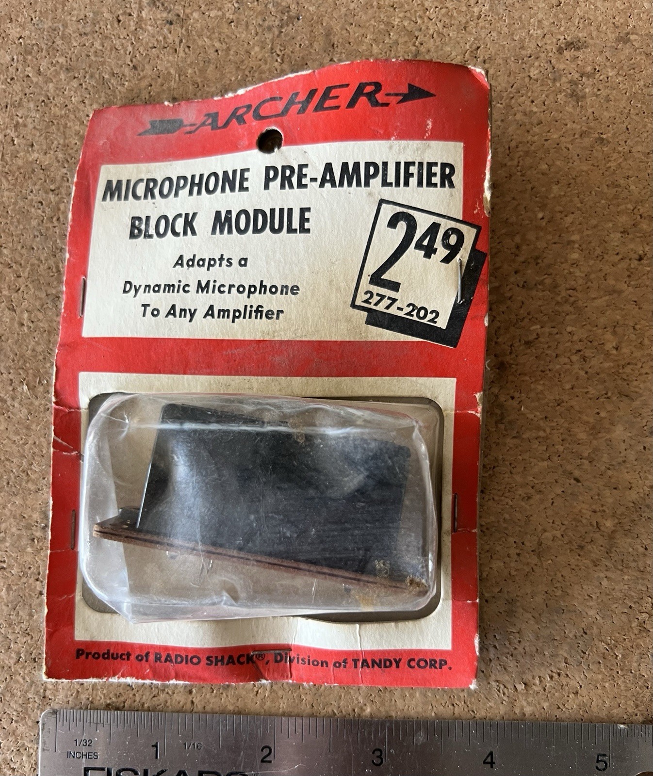Vintage Archer Microphone Preamplifier Block Module NOS - 277-202