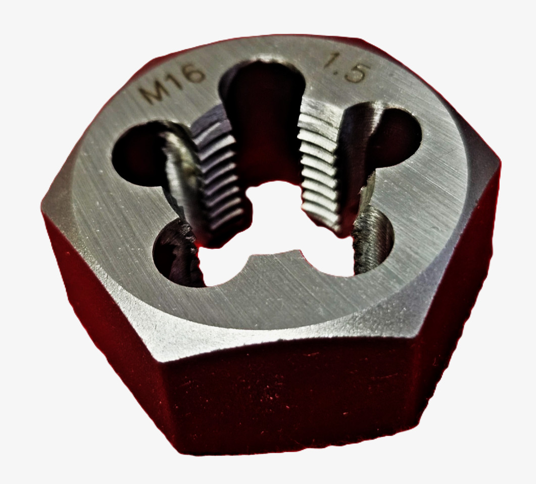 M16 X 1.5 Metric 1.25" Hex Die A1 419-16150 16MM CS RH Rethreading Carbon Steel