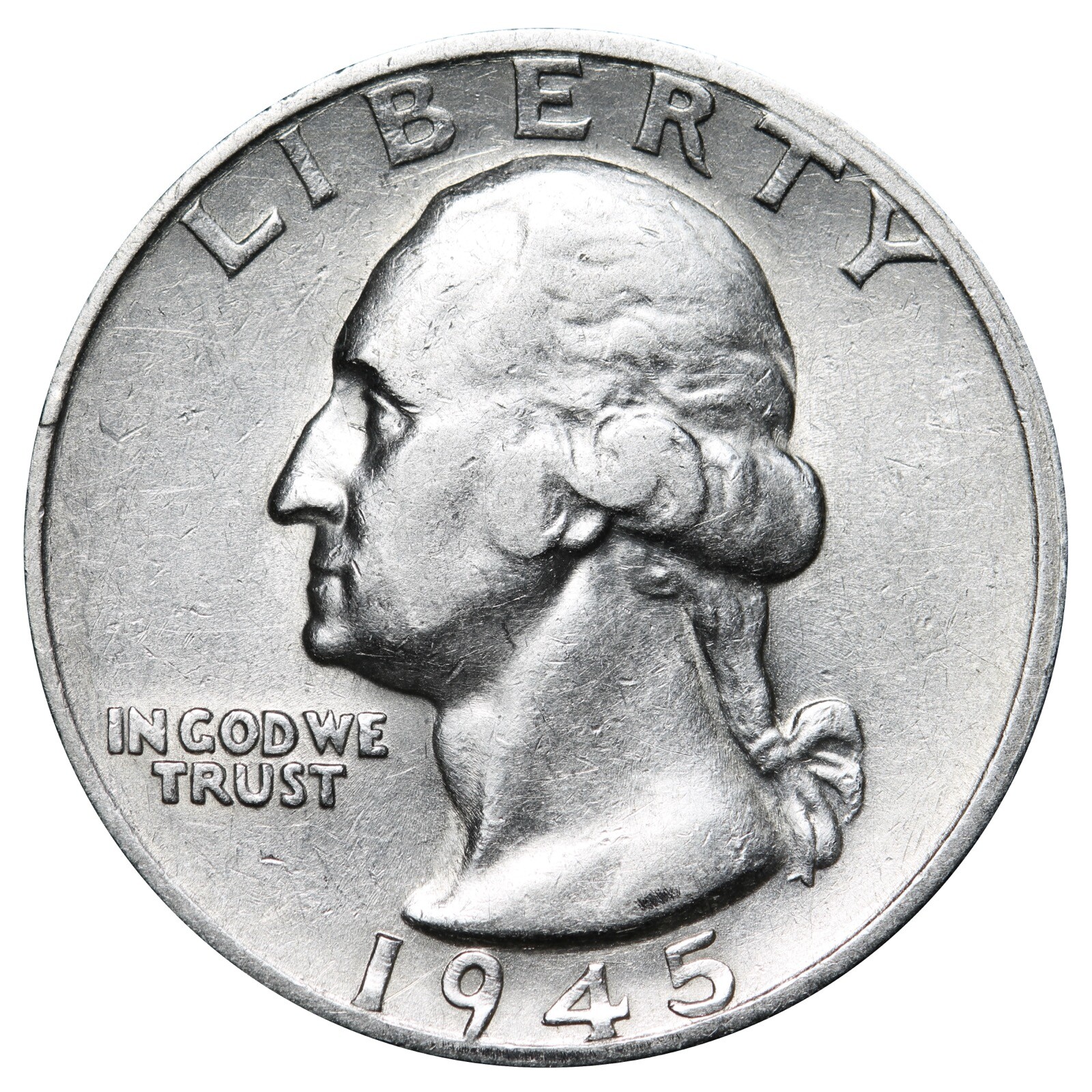 1945-S Washington Quarter XF/AU Complete Your Album!