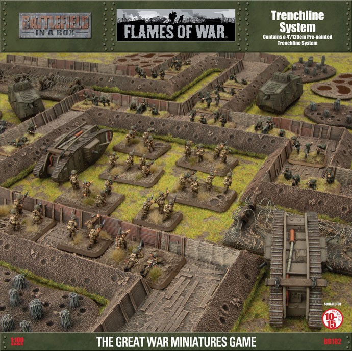 Battlefront BB182 Great War: Trenchline System (8) Gaming Terrain