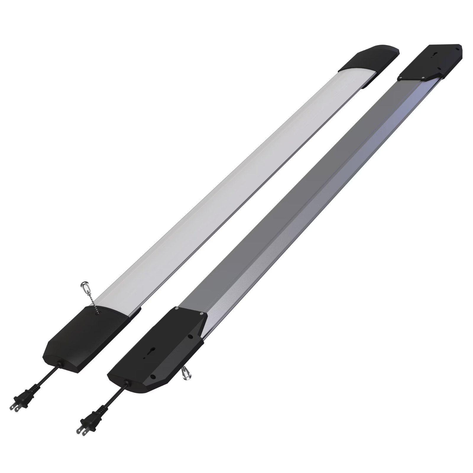 (2 pack) Hyper Tough 5500 Lumen 4ft Linkable LED Shop Light