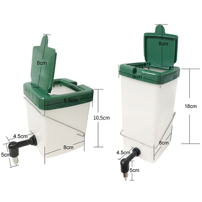 Rabbit Water Feeder Leakage Proof Automatic Drop Resistant Stainless Steel