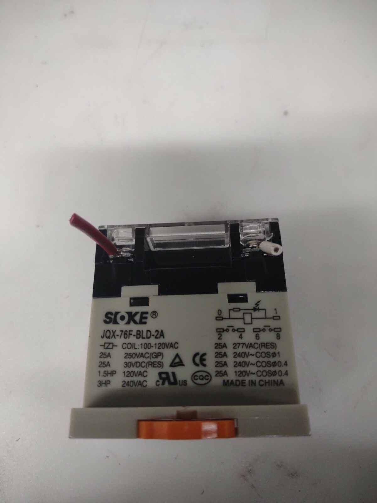 QTY 4 SOKE JQX-76F-BLD-2A 100-120vac coil