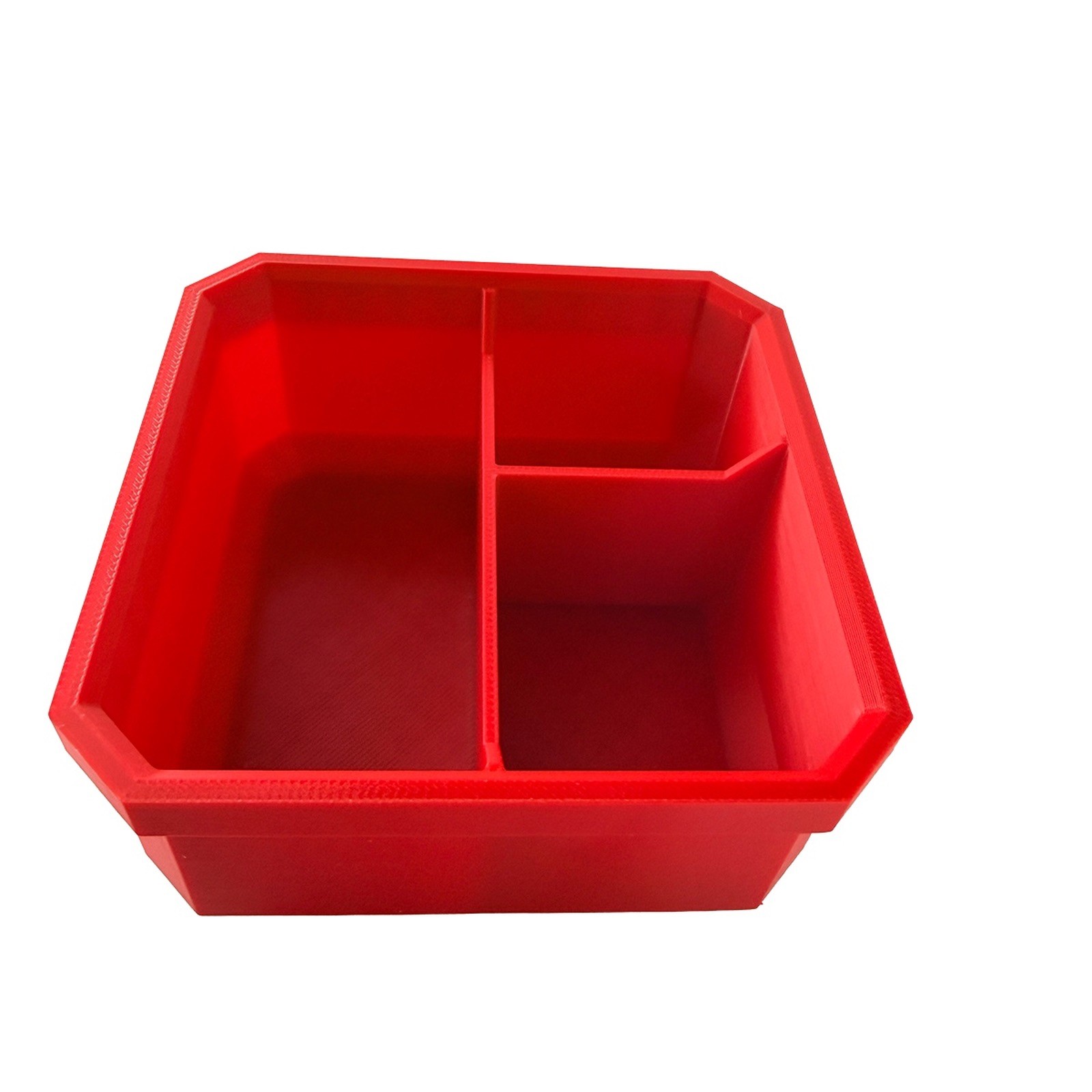 Milwaukee Packout Low Profile Bin 3 Compartment Organizer Insert Red