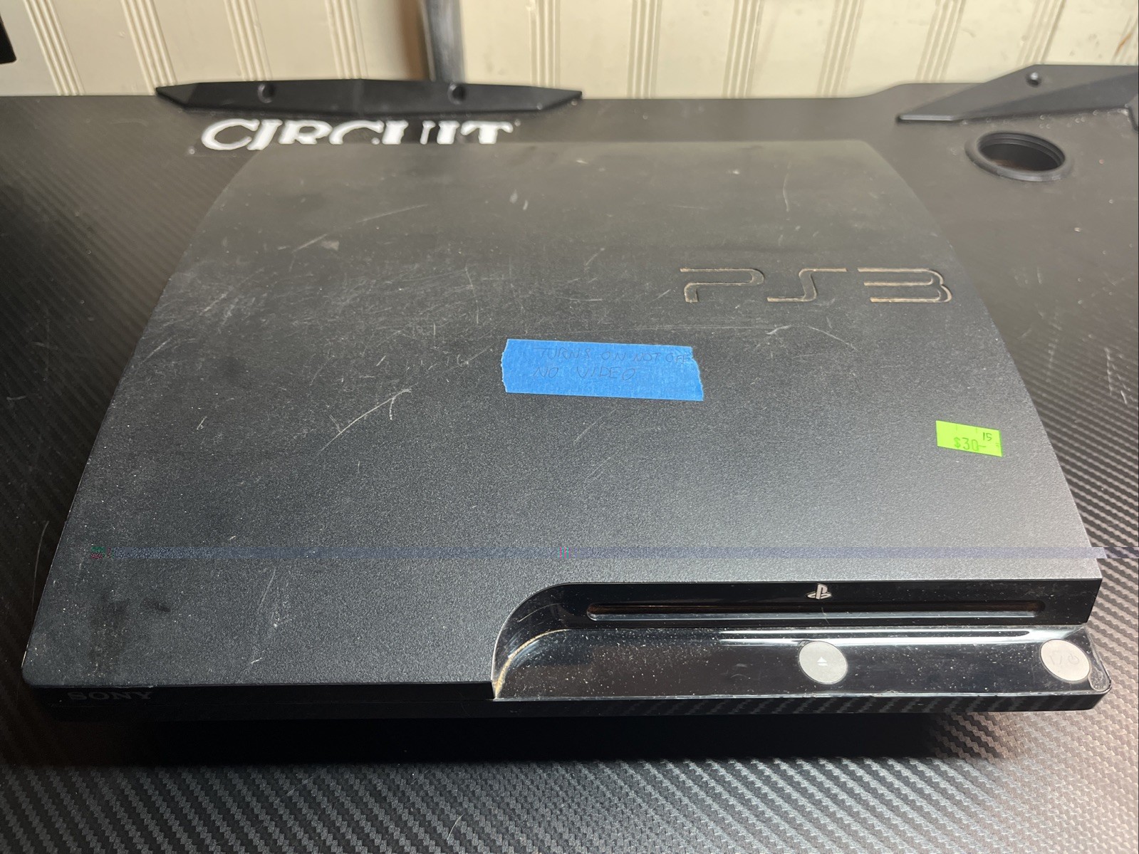 PS3 SLIM PARTS OR REPAIR ONLY CONSOLE ONLY