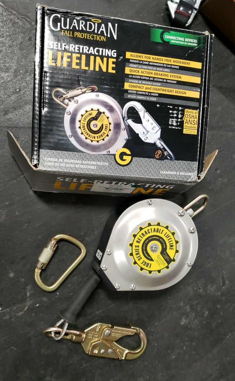 New NOS Guardian Edge Series 30 Self-Retracting Lifeline #10915 in Box