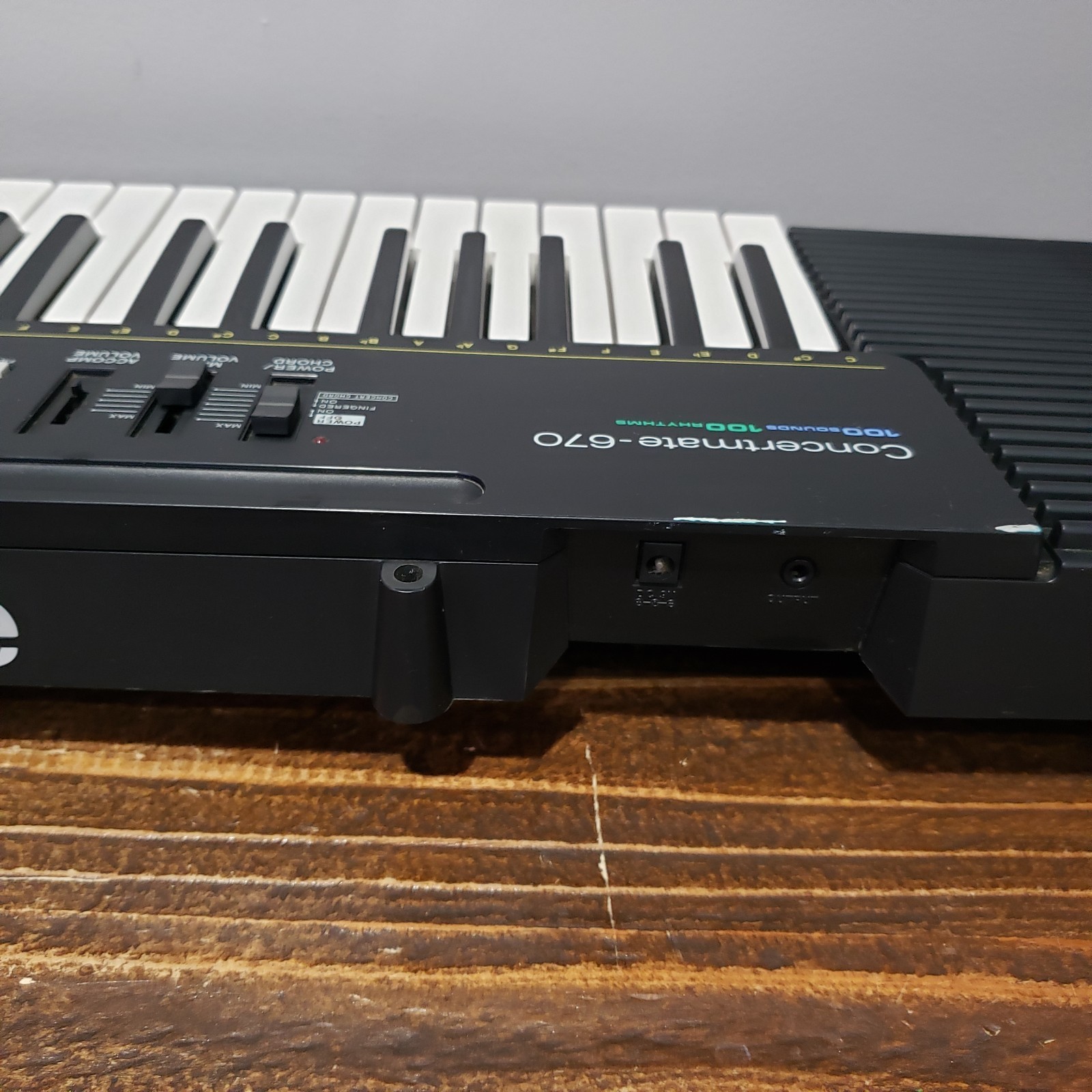Concertmate 670 Keyboard Synth Sound Effect Rhythm Percussion Tested