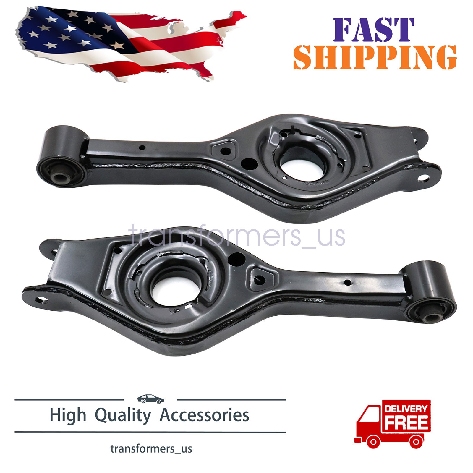 2xRear Lower Control Arm For Hyundai Tucson 2010-2015 Sonata Kia Optima Sportage