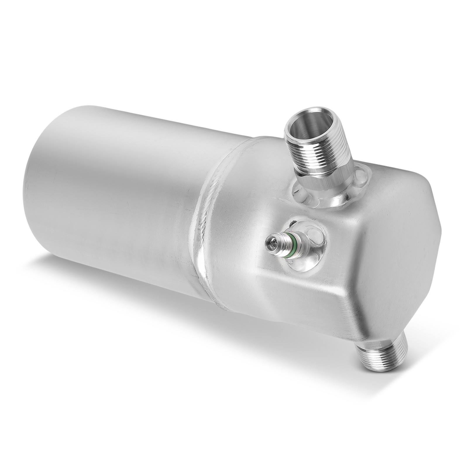 Aluminum A/C Receiver Drier Accumulator for Cadillac DeVille Fleetwood Silver