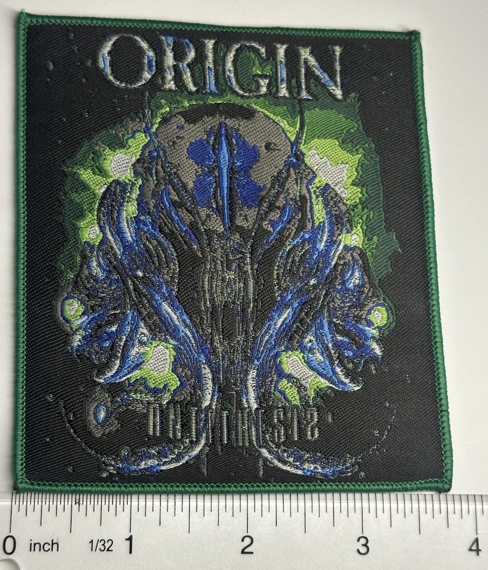 Origin Antithesis Green border woven patch