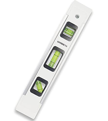 9-INCH Level Measuring Tool,Level with 45°/90°/180° Bubbles,Small Measuring Tool