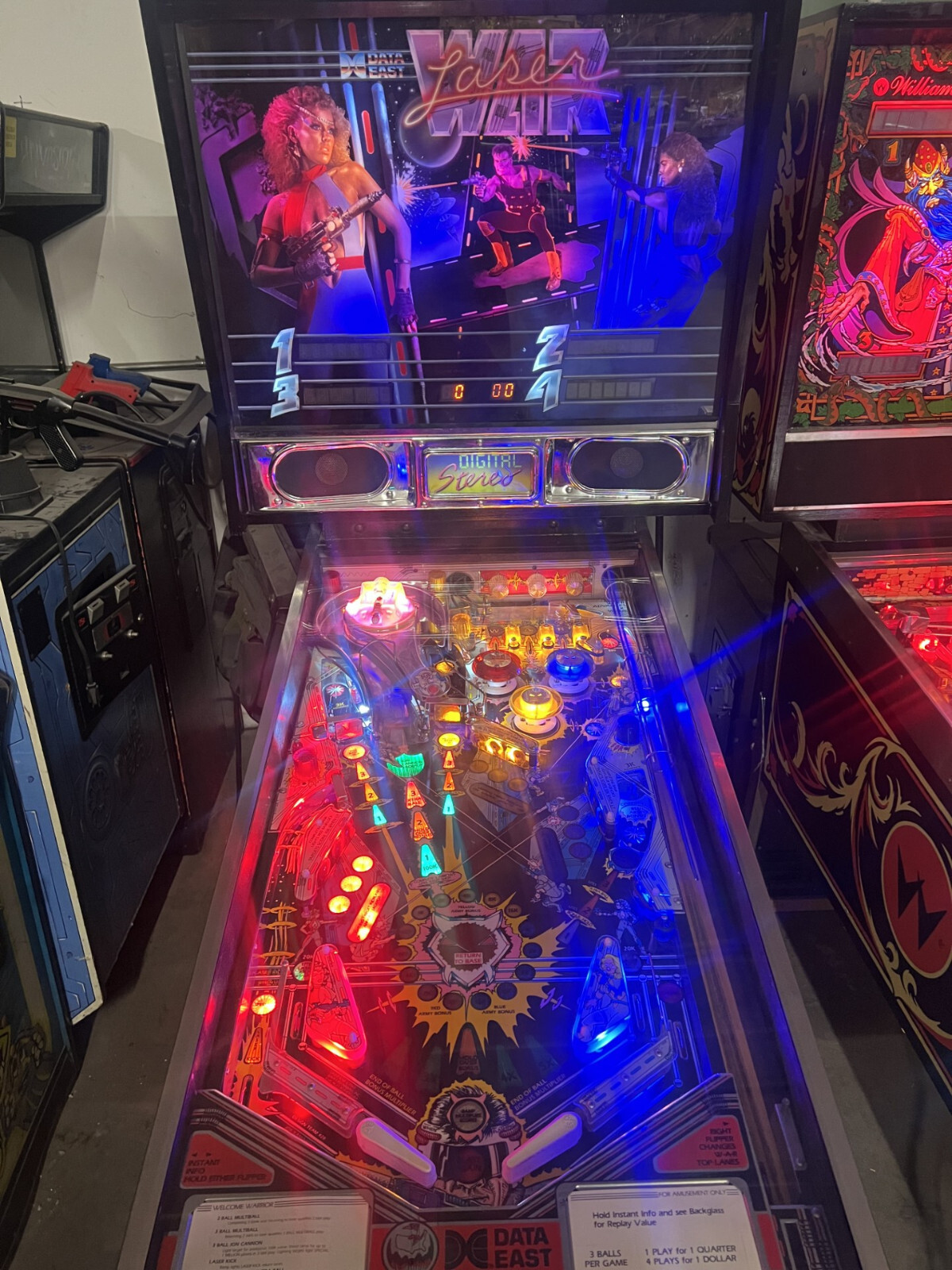 LASER WARS Complete LED Lighting Kit custom SUPER BRIGHT PINBALL LED KIT