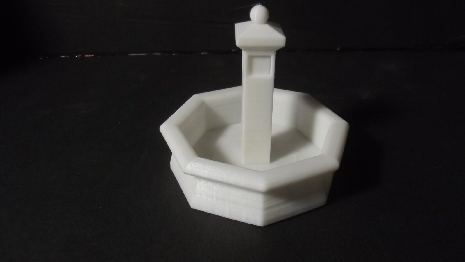 N. Scale Courtyard Fountain 3D Printed  #3
