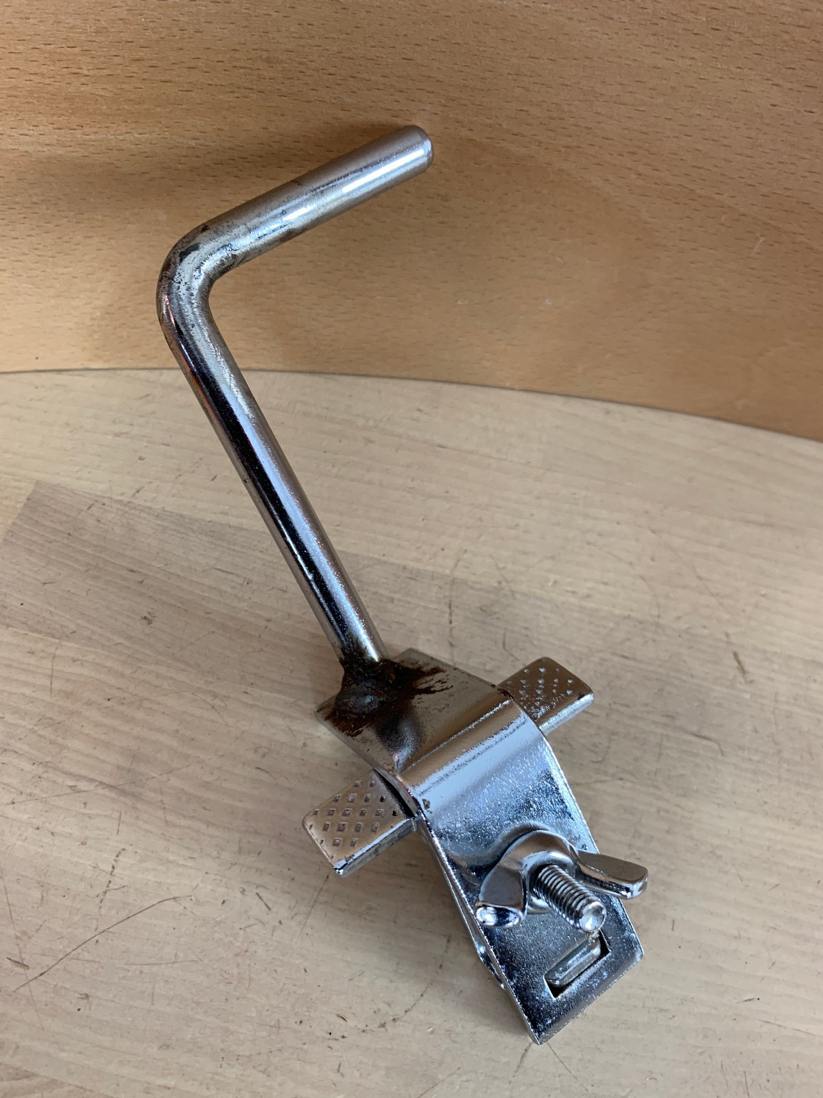 DANMAR Hoop Clamp Percussion Post Arm Mount Holder Part 90-Degree Angle - Modded