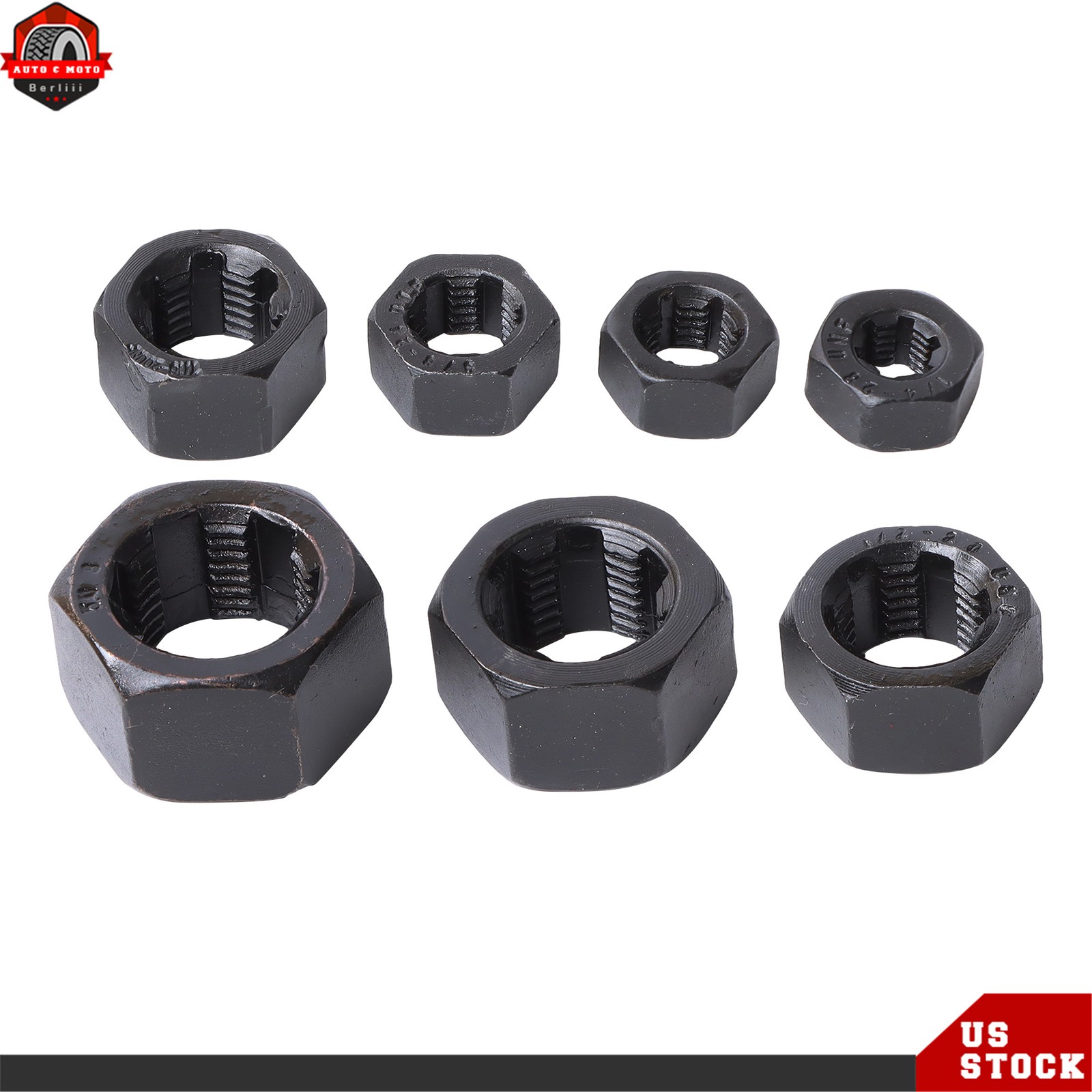 49Pcs Thread Repair Tool Set UNC UNF Metric Thread Restorer Tool Rethreading
