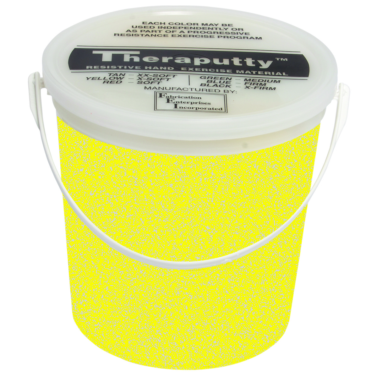 CanDo Sparkle Theraputty Exercise Material - 5 lb - Yellow - X-Soft