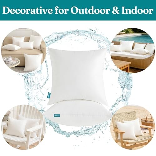 20x20 Outdoor Pillow Inserts (Pack of 4) - Square 20 x 20 (Pack of 4)