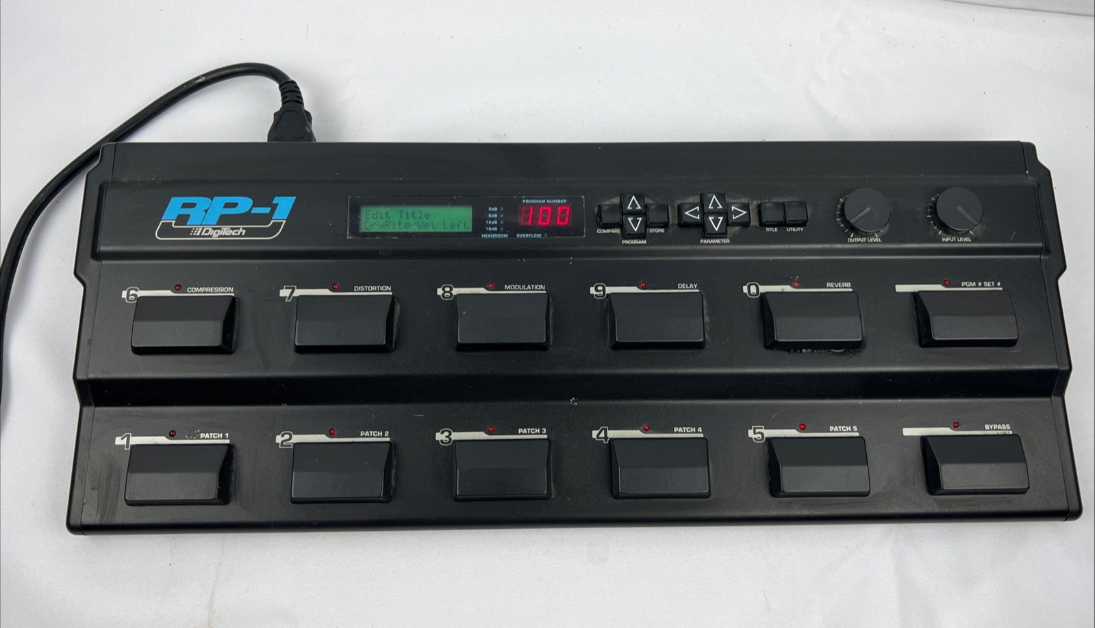 DIGITECH RP1 - MULTI EFFECTS GUITAR PROCESSOR/CONTROLLER - PREAMP -
