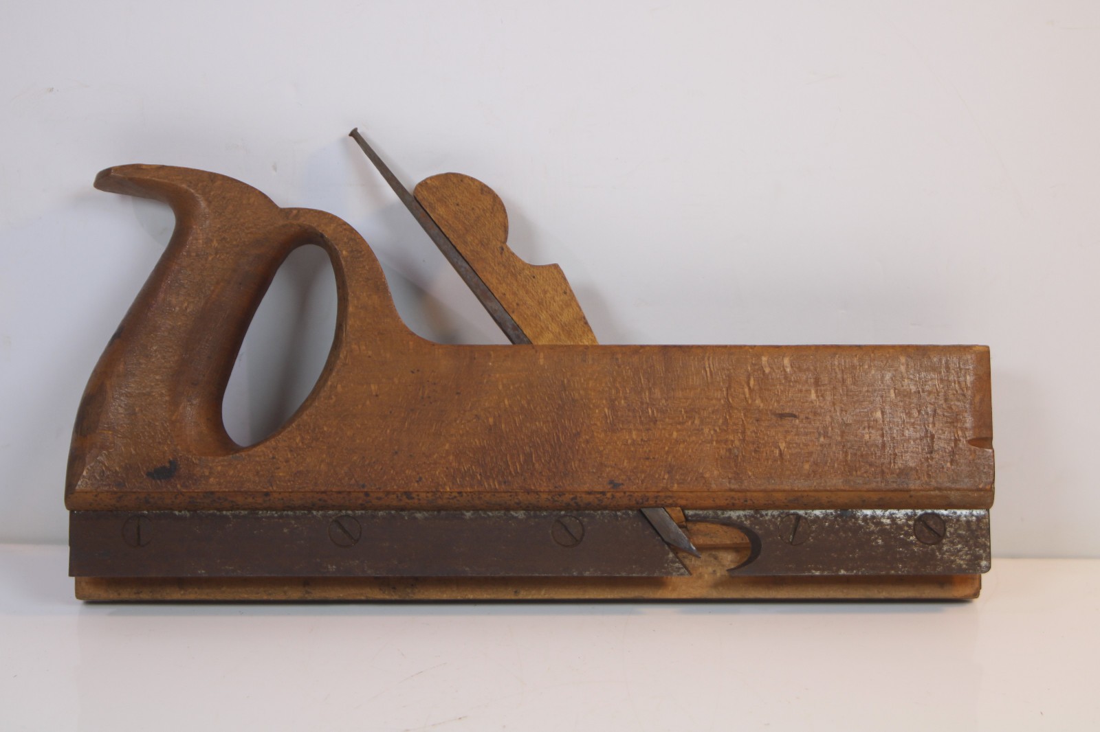 Fine User Antique Greenfield Tool Co 3/4" Toted Groove Plane Inv#MX43