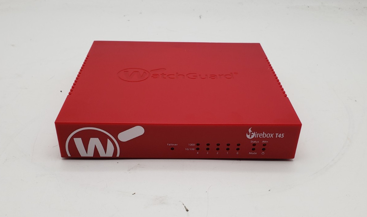 WatchGuard Firebox T45 | HW Model: BS4AE5 | See Description