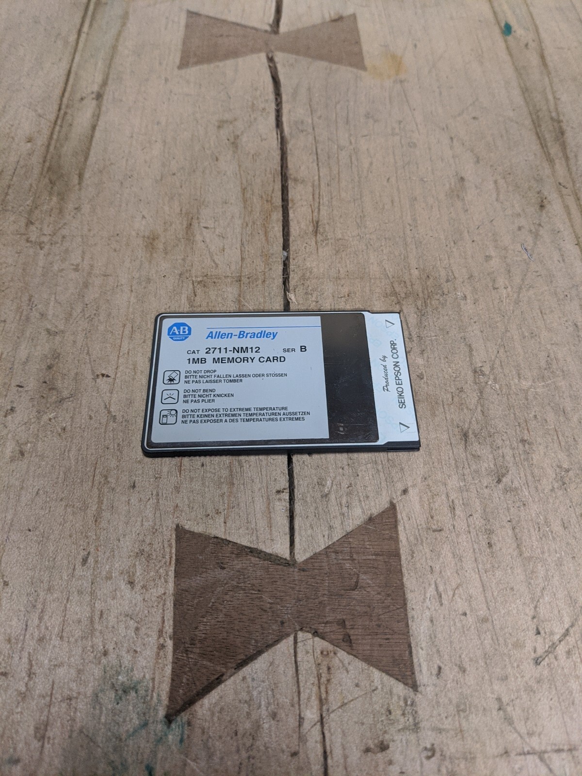 ALLEN-BRADLEY 2711-NM12 1MB MEMORY CARD