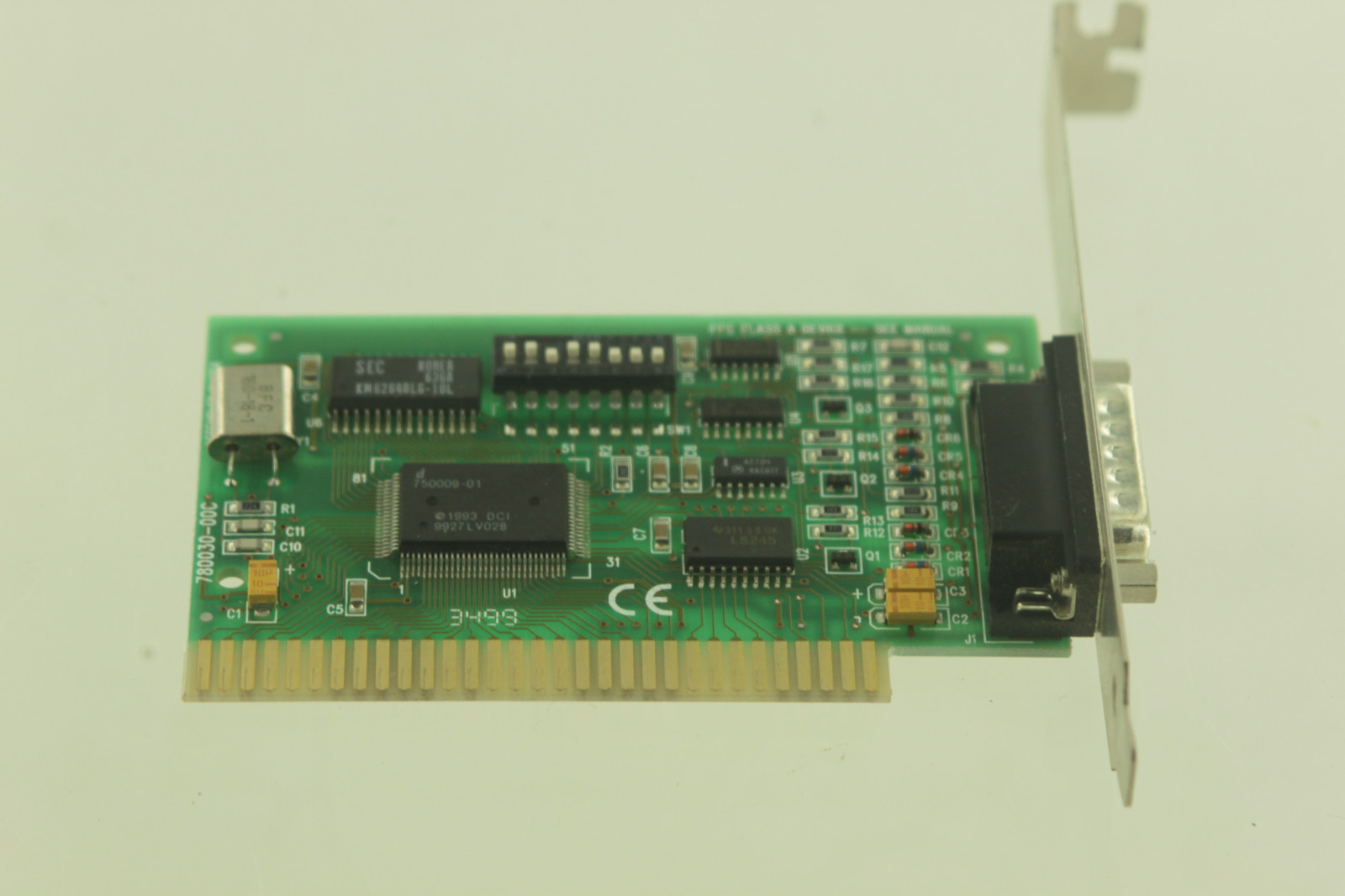 ISA 5250 EMULATION ADAPTER 790030-00 REV B