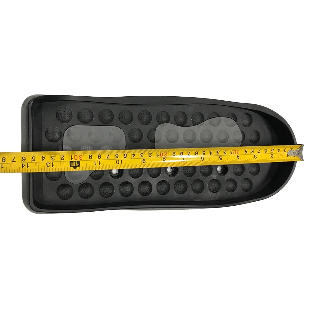 Sleek Black Design Elliptical Machine Footpedal Set Compatible with All