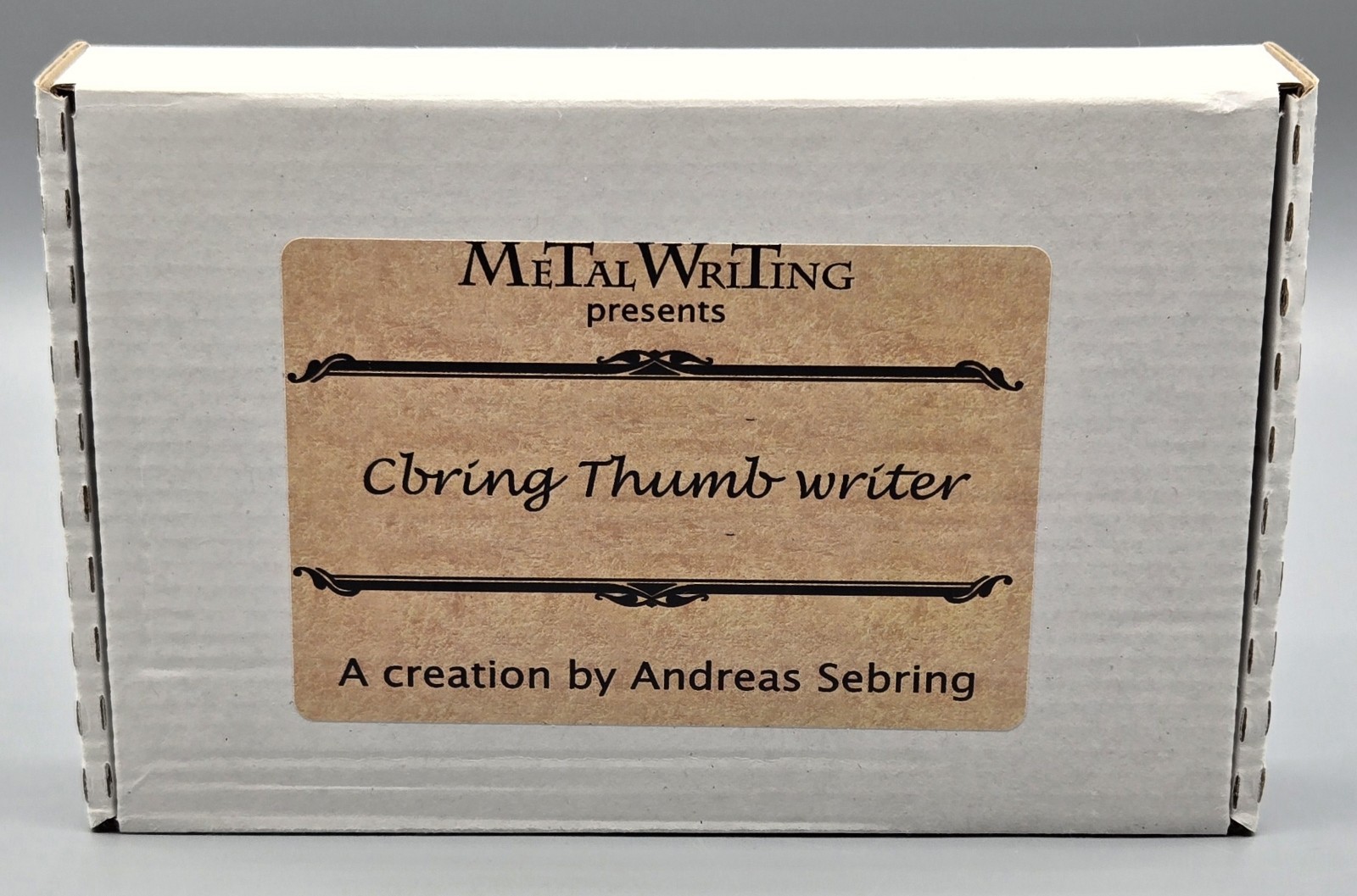 MetalWriting Cbring Thumb Writer By Andreas Sebring - Ballpoint - New