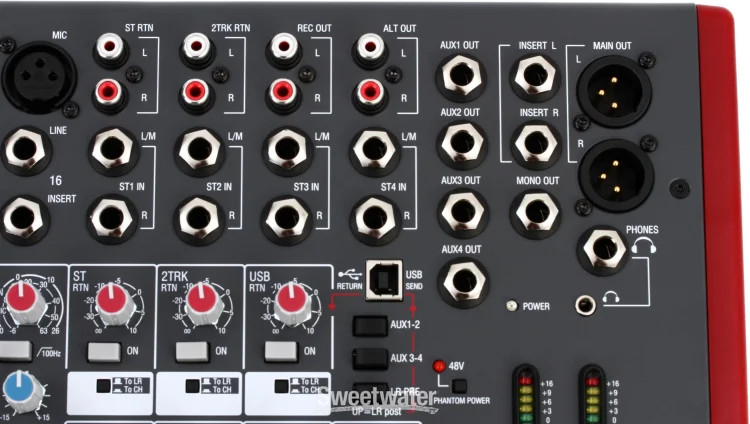 Allen & Heath ZED-24 24-channel Mixer with USB Audio Interface