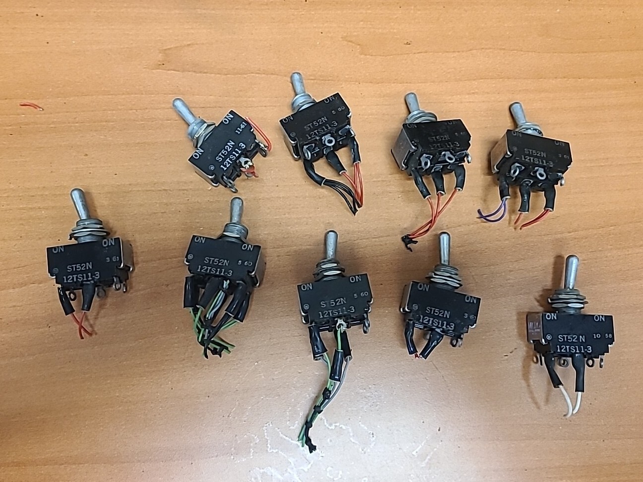 2 Position Micro Switches ST52N 12TS11-3 Lot Of 9