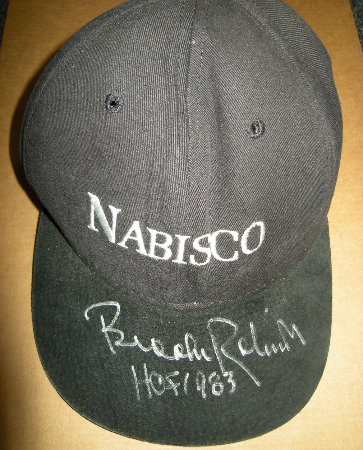 Orioles Brooks Robinson Kraft Nabisco Dinah Shore Autograph Hat / Cap Auto HOF