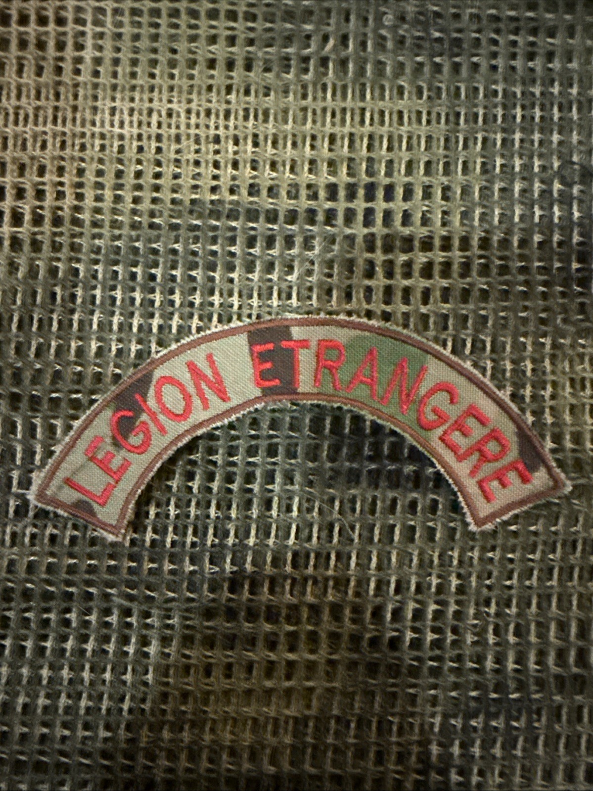 French Foreign Legion Pocket Patch Commandos Afgan War -camo