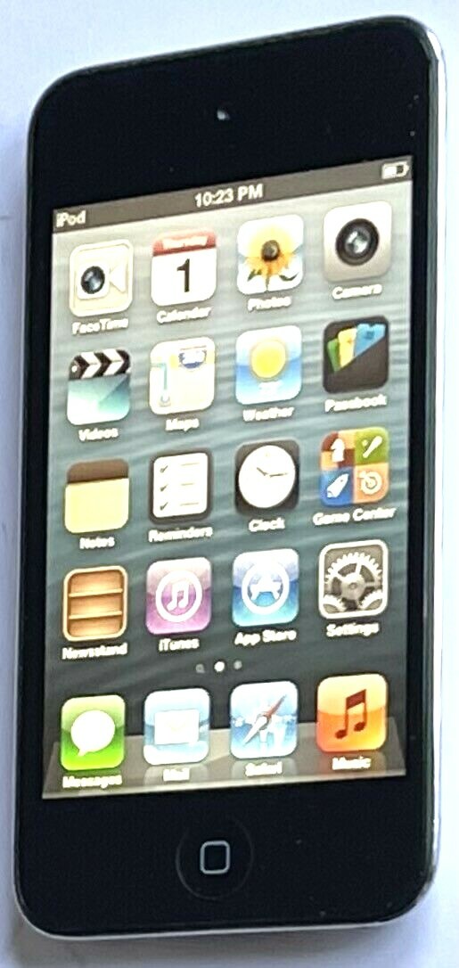APPLE A1367 iPOD TOUCH 8GB SILVER 4th GENERATION MEDIA PLAYER ~ WORKING