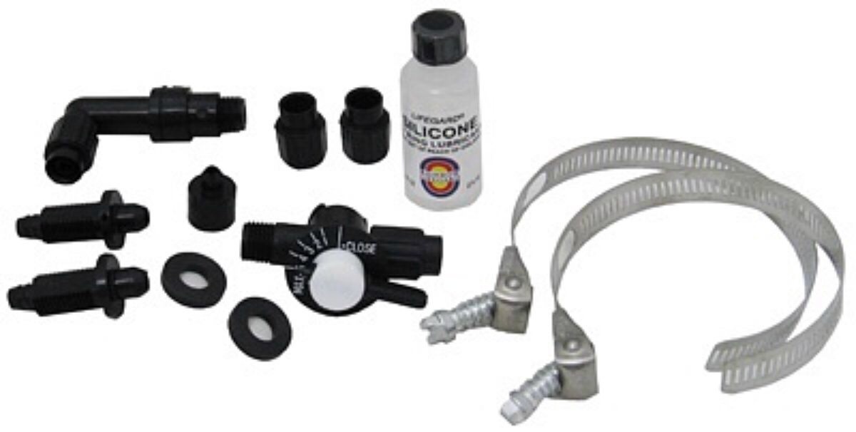 Pentair Rainbow 300 Offline Chlorinator Feeder Clamps and Fittings Parts Kit