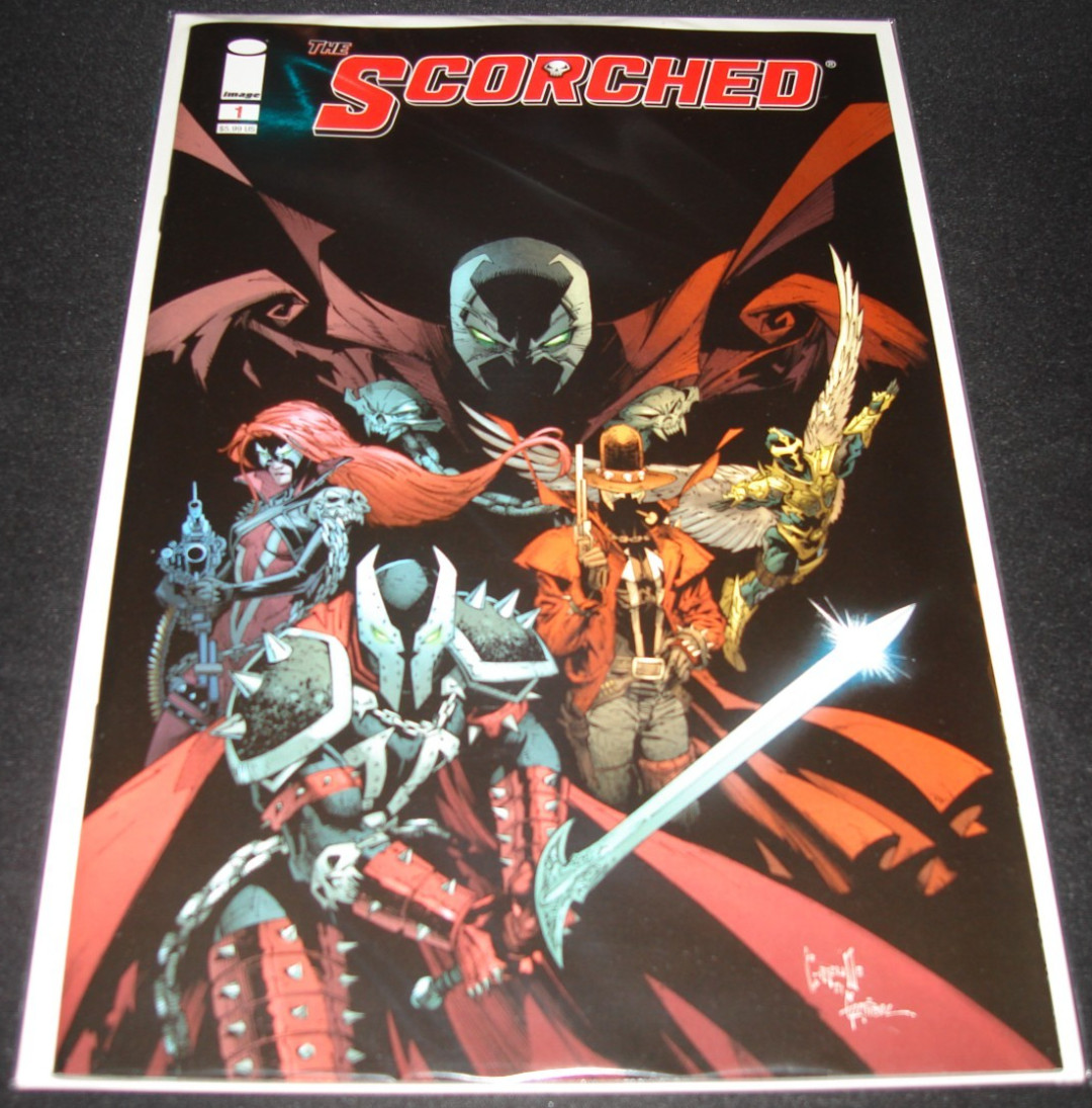 SCORCHED SPAWN #1 NM Todd McFarlane (7) Cvr Variant Set Image Comics
