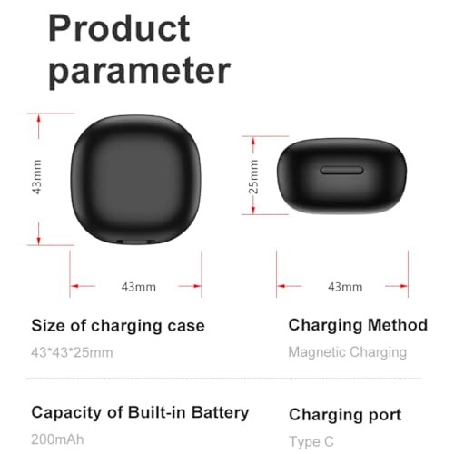 Smart Ring Charging Case Magnetic Charger Portable Charging Box Small