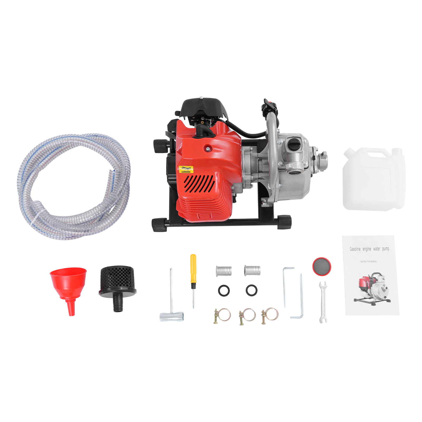 2 Stroke Gasoline Water Pump Gas-powered Semi-trash Irrigation Transfer Pump
