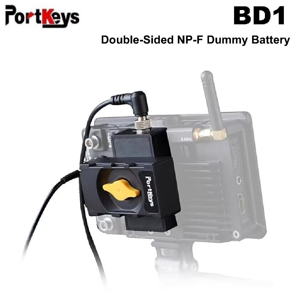 Portkeys BD1 Switchable Double-sided NP-F Dummy Battery Module Fr Camera Monitor