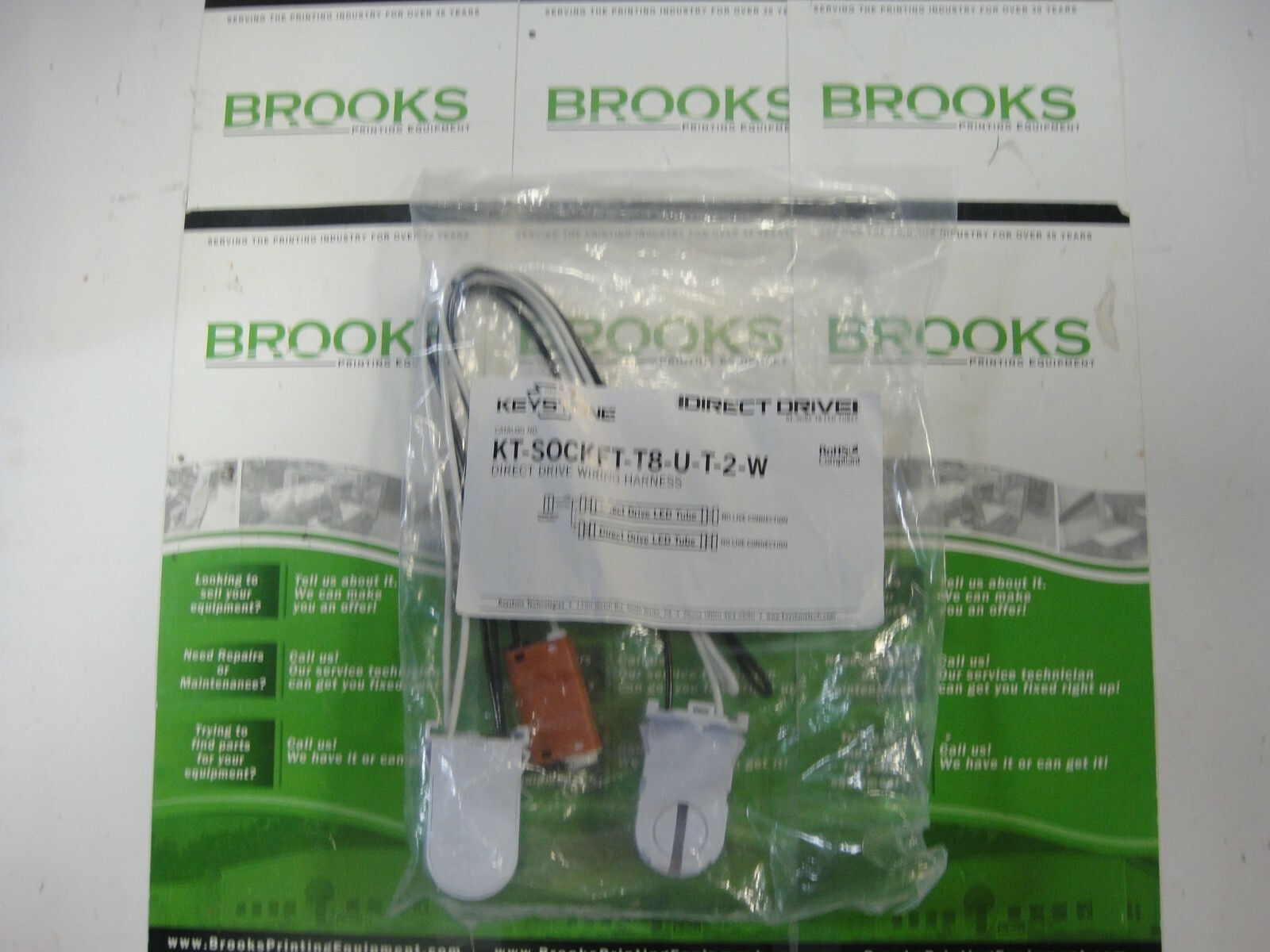 Keystone Direct Drive Wiring Harness Part #KT-SOCKET-T8-U-T-2W