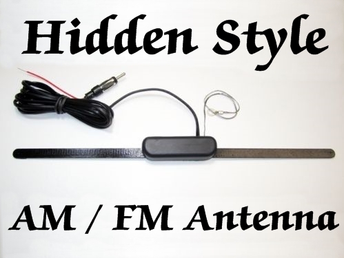 MARINE HIDDEN STYLE AM FM AMPLIFIED ANTENNA, BRAND NEW + How Too Install