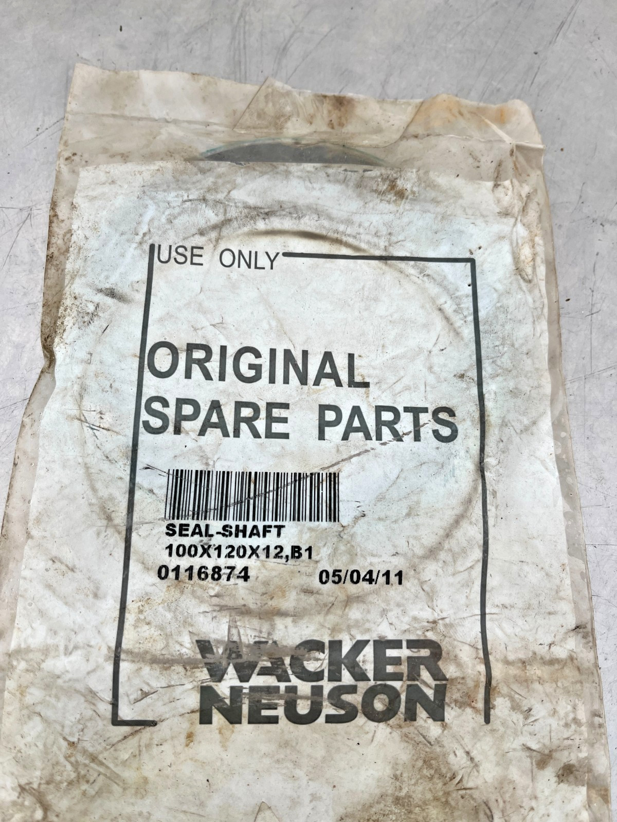 0116874   OEM  WACKER NEUSON  SHAFT SEAL  5000116874